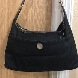 Coach black shoulder bag